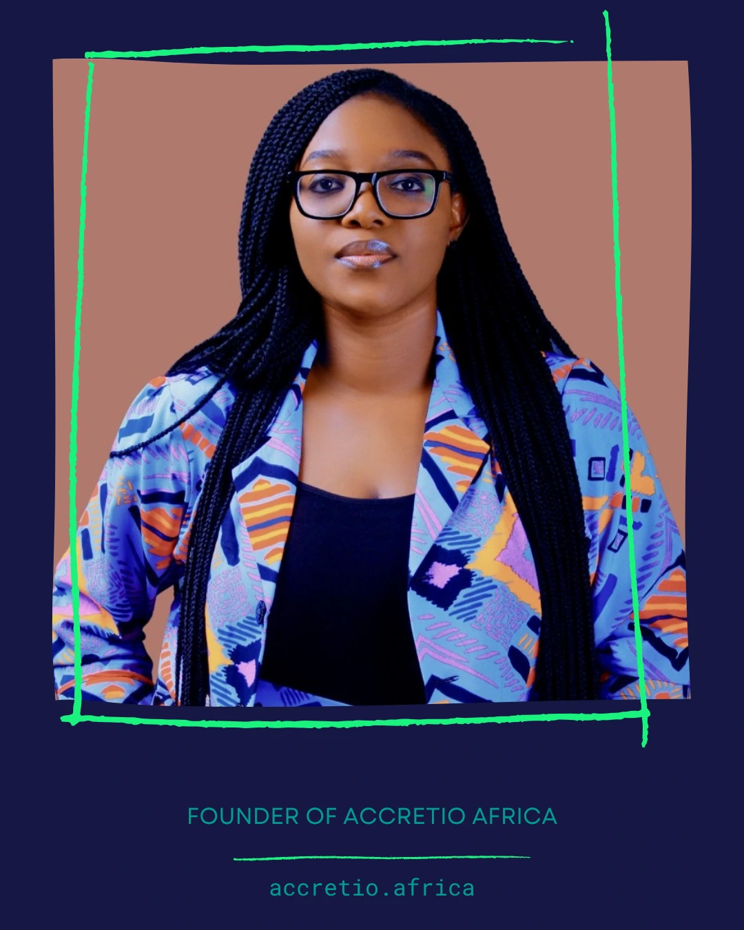 Professional headshot of African woman